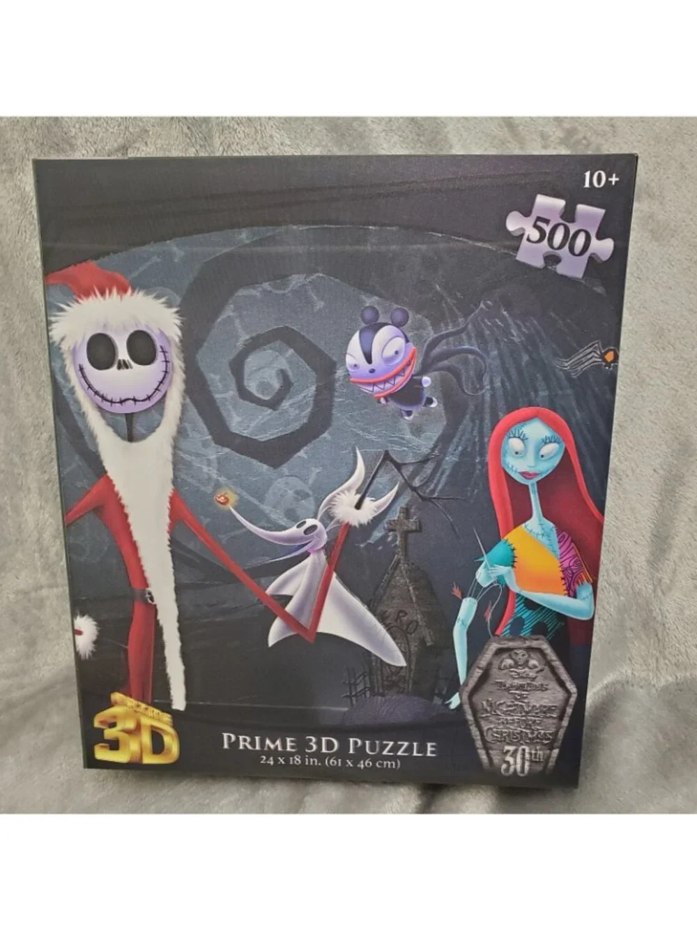 Disney SQUISHMALLOWS Nightmare Before Christmas JACK Skellington & Puzzle Bundle